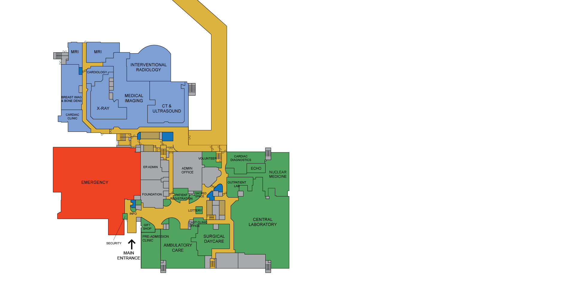 Royal Columbian Hospital Interactive Map